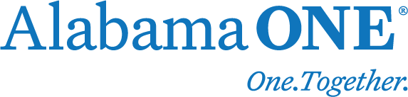 Alabama ONE Logo R - Blue with Tagline (1)-1